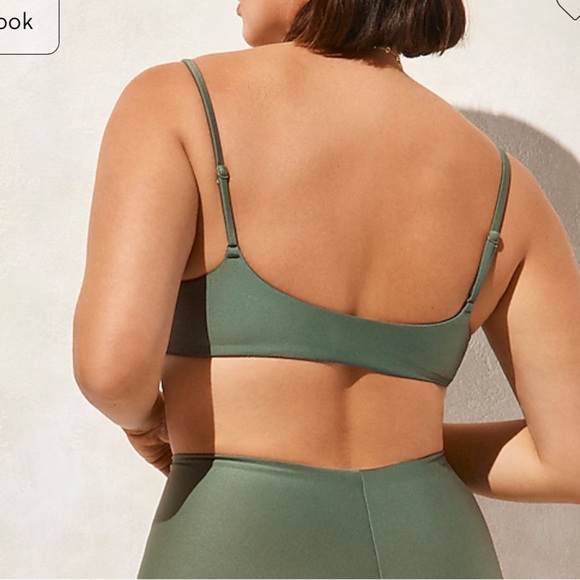 J crew simply sage Lana bikini top in Classic Sculpt™ - Picture 3 of 6